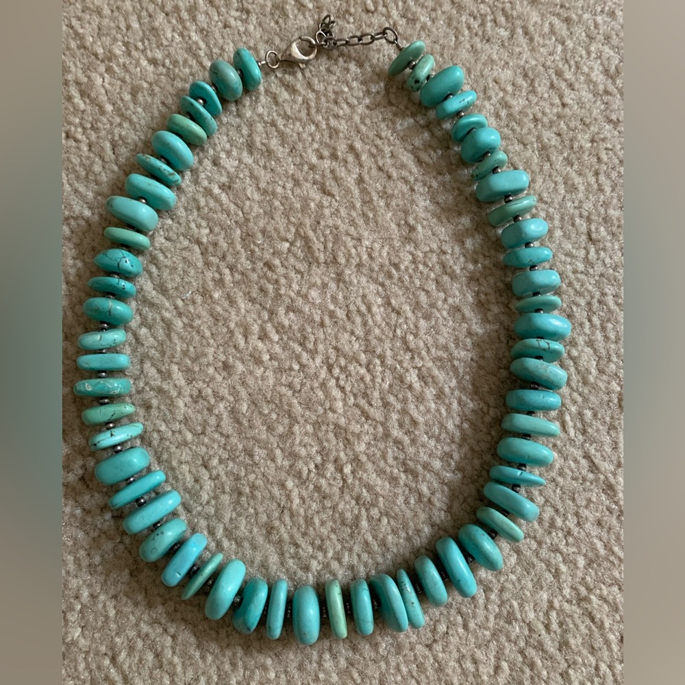 Silpada Retired Turquoise Howlite Necklace